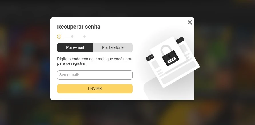 Como recuperar sua conta